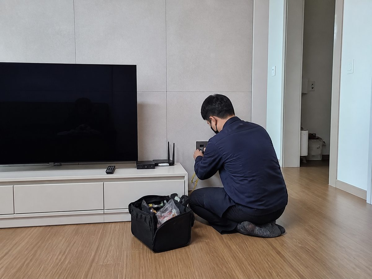 배관 누수 현장 시공 사진 4